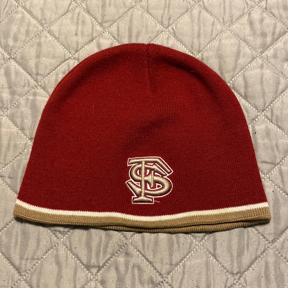 Florida State University FSU Beanie Knit Skull Cap Arrow Logo